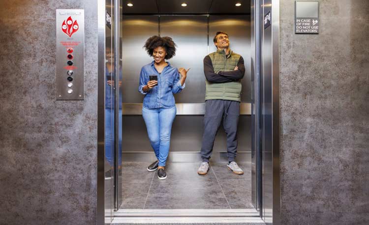 سیستم هوشمند ساختمان bms در فراخوانی آسانسور