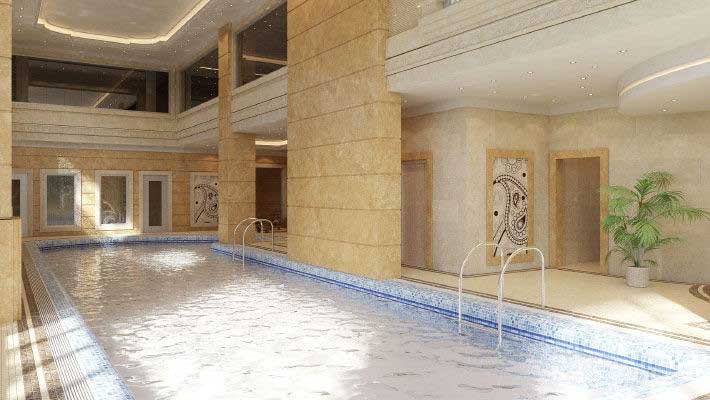 استخر یک خانه لوکس