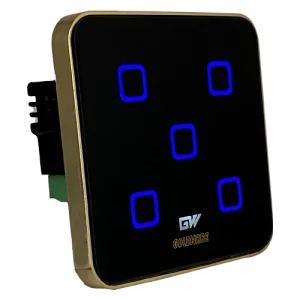 خرید کلید 5 پل رینگ طلایی سری ایس